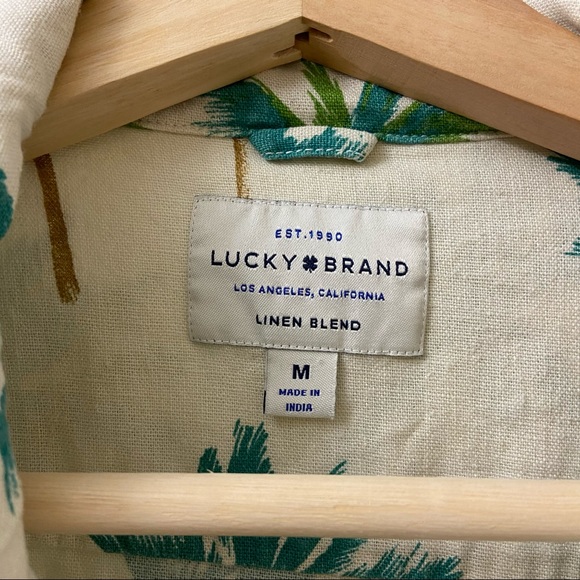 Men’s Lucky Brand Linen Button Down - Picture 3 of 3